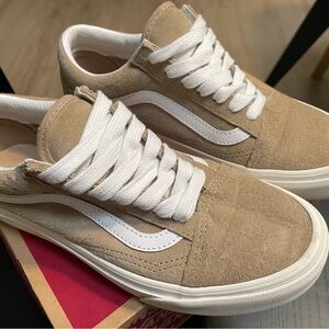Vans Women’s Tan Suede Sneakers